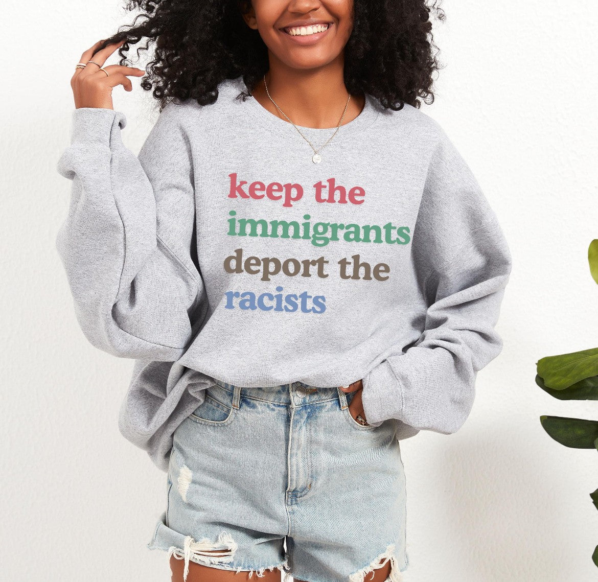 Keep The Immigrants Sweater