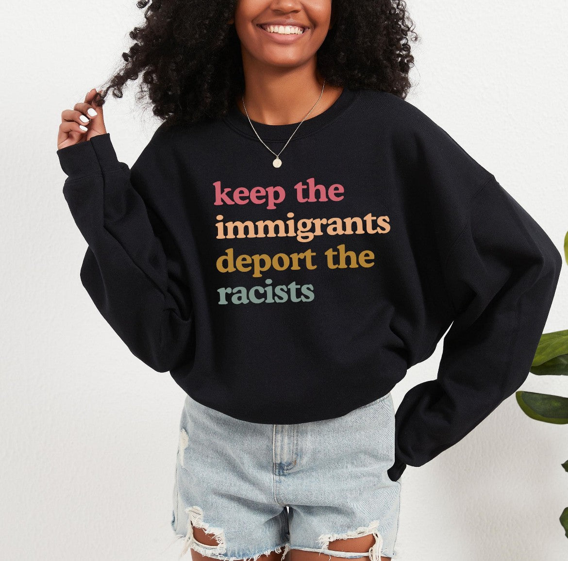 Keep The Immigrants Sweater