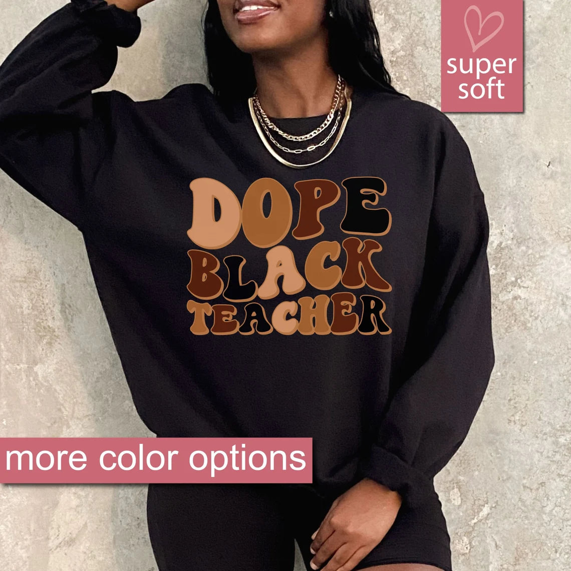 Dope Black Teacher Sweaters