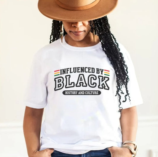 Short sleeve T-shirt Influenced by Black History and Culture